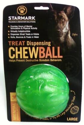 Starmark 873199000249 Treat Dispensing Chewball - Large