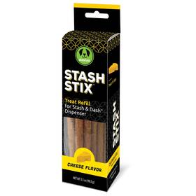 Stashios 850060573071 Stash Stix - Refill 20ct Cheese Chewy Dog Treats