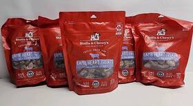 00827 Stella & Chewy S 5 And Dog Freeze Dried Raw Lamb Heart Treats 100% 15 Oz