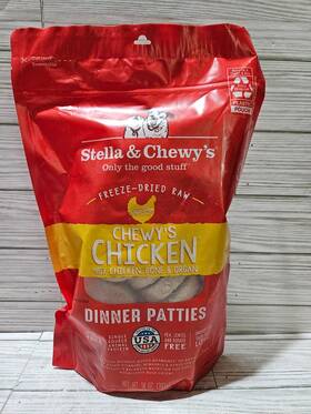 Stella & Chewys 186011000045 And Chicken Freeze Dried Raw Dinner Patties Dog Treats 14 Oz 5/2026