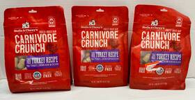 Stella & Chewys 186011001103 X3 And Freezedried Raw Carnivore Crunch Turkey Dog Treats Bb 8/2025