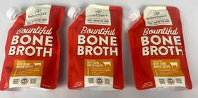 Stella & Chewys 810027370709 And Bountiful Bone Broth Grass-fed Beef Topper For Dogs - 3 Pack