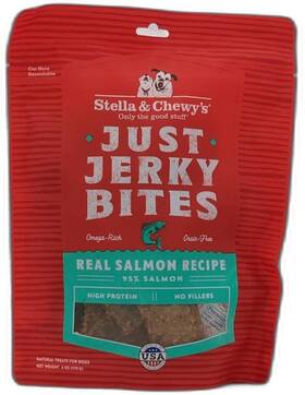 Stella & Chewys 810027370976 2025-9-18 And Premium Salmon Jerky Dog Treats - 95% Real Fish