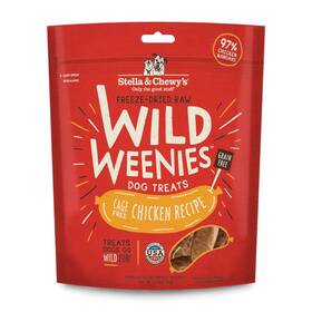 Stella & Chewys 852301008168 And Chewy S Freeze-dried Wild Weenies Dog Treats 3.25 Oz Bag