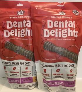 Stella & Chewys S 810027374226 And Chewy Dental Delights 44 X-small Treats 10.5 Oz - New Safe Natural