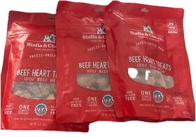 Trt-bh-3 Stella & Chewys 3- And Freeze-dried Raw Single Ingredient Beef Heart Treats 3ozread