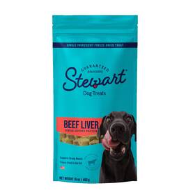 Stewart 073101004161 Single Ingredient Freeze Dried Dog Treats Beef Liver 16 Ounce Value Size Re