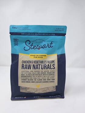 Stewart 073101004659 Freeze Dried Chicken And Vegetables Food Or Topper For Dogs 8oz Exp 06/26