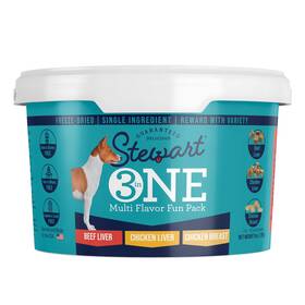 Stewart 073101005779 Single Ingredient Freeze Dried Raw Dog Treats 3 In 1 Multi Flavor Variety Pa
