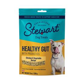402301 Stewart Miracle Corp Dog Healthy Gut Chicken And Vegetable Treats 8 Ounces