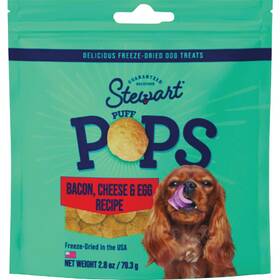 405309 Stewart Puffpops 5.8 Oz. Bacon Egg And Cheese Freeze-dried Dog Treats