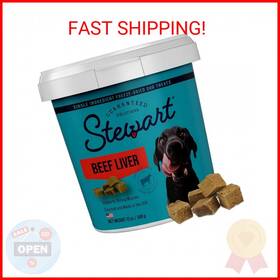 Stewart 705353285837 Single Ingredient Freeze Dried Raw Dog Treats Beef Liver 12 Ounce App