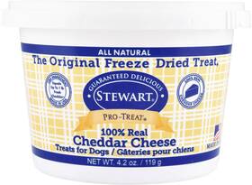 401719 Stewart Pro-treat Freeze-dried Cheddar Cheese Treats For Dogs Size 20oz