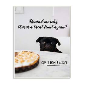 Stupell Industries 049182822796 House Pet Dog Treat Limit Phrase Sassy Kitchen Designed By Ziwei Li Art 10
