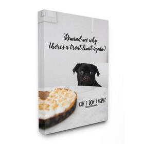Stupell Industries 049182822833 House Pet Dog Treat Limit Phrase Sassy Kitchen Designed By Ziwei Li Wall Art