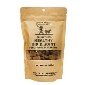 Sugar Brook Natural Pet 810133160737 All Healthy Hip And Joint Functional Dog Treat 7oz