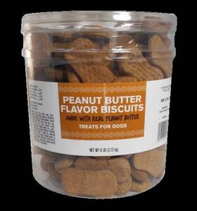 02802916 Sunshine Mills 2 Pack - Dog Biscuits Peanut Butter Flavor 6 Lb. Jar