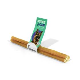 Supercan Bully Sticks 708308099179 6 Inch Collagen - 10 Pcs