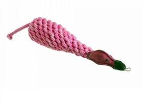 Tailfin Pet Co. 640117938416 Crinkle Pink Duck - Large