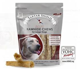 Ts-src-lgd-24 Tartar Shield Pet Products Soft Rawhide Chews For Large Dogs 24 Supports Oral Health