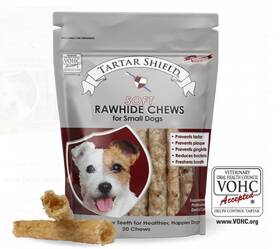 Ts-src-smd-30 Tartar Shield Pet Products Soft Rawhide Chews For Small Dogs 30 Supports Oral Health