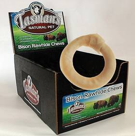 Tasmans Natural Pet 728028057553 5-6 Inch Med Elk Ring. 18 Piece Case. No Harmful Chemicals
