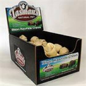 Tasmans Natural Pet 728028153439 9-10 Inch Large Bison Bones. 6 Piece Case. No Harmful Chemicals