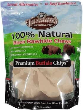 Bc001c Tasmans Natural Pet Co. All-natural Buffalo Bison Chips - 1 Pound Bag