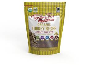 72001 Tender & True And Organic Turkey Jerky Treat 4 Oz Bag