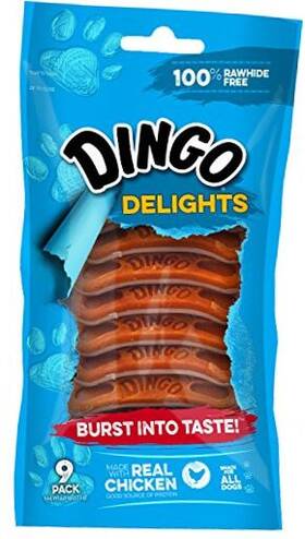P-94082nc-10 Tetra Delights 100% Rawhide Free Dog Treat Made With Real Chicken For Small