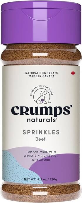 S-160 The Crump Group Inc. Crumpsft Naturals Beef Liver Sprinkles Brown 4.2 Ounce Pack Of 1