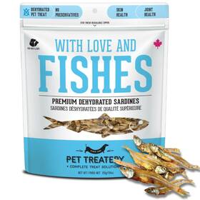 88847 The Granville Island Pet Treatery Sardines For Dogs And Cats 7.4 Oz Pack Of 1 - Dehydrated Single