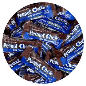 The Hampton Candy Company 840258831786 Peanut Chews Milk Chocolatey 2 Pound Bulk Bag Individually Wrapped