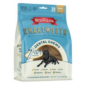 400190 The Missing Link Nws Smartmouth Vet Developed Dental Chew Treats 7-in-1 Benefits