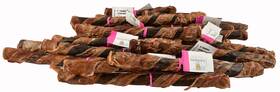 12trchwyblnaa-bc The Natural Dog Company Tremenda Chewy Bull Beef 12 Inch Case Of 25 Ndcah