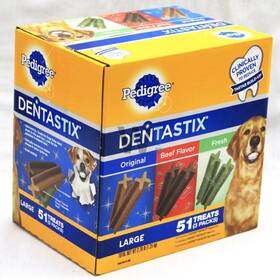 09537 The Nutro Company Pedigree Dentastix Large Dog Dental Care Treats Original Beef And Fresh Variety P