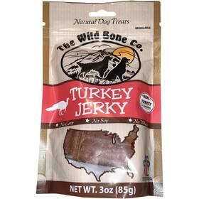 1920.6 The Wild Bone Company Turkey Jerky Dog Treat 3 Oz