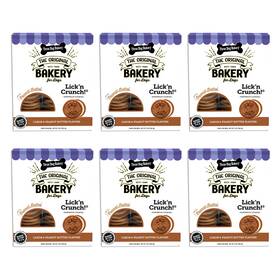 114059 Three Dog Bakery Lickftn Crunch 13 Ounces Pack Of 6 Carob And Peanutbutter