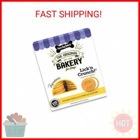 114318 Three Dog Bakery Lickftn Crunch Golden And Vanilla Sandwich Cookies 20 Count