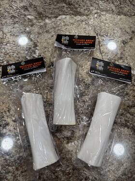 Thrills & Chills 196481076129 Lot Of 3 And Inch Witches Brew Pumpkin Spice Flavor Dog Chew 8oz Bones