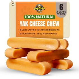 Tdc-2lb-xl Tibetan Dog Chew Xl Yak Cheese Chews 6 Sticks - Himalayan Extra Large Long Lasting Treats