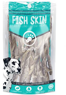 Ga-jz7q-5m03 Tickledpet 61944 Tp Icelandic Cod Skin Roll 6oz Sold By Each - 12/cs