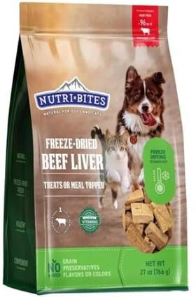 Sk-khps-tux6 Tomo Wellness Nutribites Freeze Dried Liver Treats For Dogs Cats - High-prot