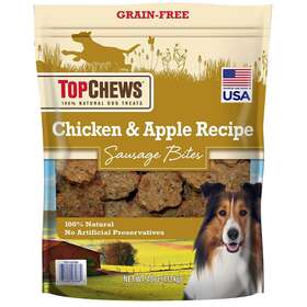 1007880 Top Chews Chicken And Apple Recipe 100% Natural Dog Treats 40 Ounce