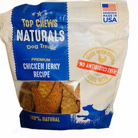1358909 Top Chews 100% Natural Dog Treats Chicken Jerky Recipe 48 Ounce