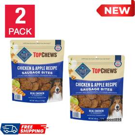 Top Chews 313105348350 Chicken And Apple Recipe Dog Treats 100% Natural Pet Food 2.5 Lbs. Bag
