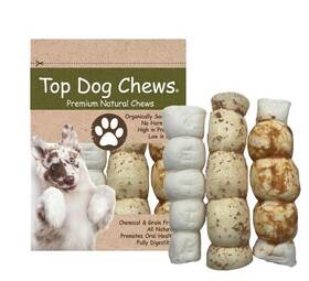 Top Dog Chews 850060228285 9 Inch 11 - Variety 3 Pack 1 Roasted Buffalo Beef Cheek Roll With Bully D