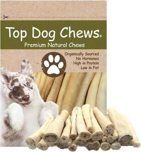 Top-6605 Top Dog Chews Fba - Cow Tails 25 Pack High-protein 1 Count Of