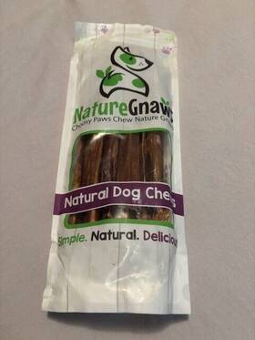 Pr00283 Torito Brands Llc. Nature Gnaws Beef Jerky Chews For Dogs - Premium Natural Gullet Stick 10ct