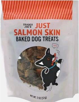 63647 Trader Joes 2 Packs Just Salmon Skin Baked Dog Treats Oz Each Pack Total 4oz 63647 Trader Joes 2 Packs Just Salmon Skin Baked Dog Treats Oz Each Pack Total 4oz
